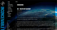 Desktop Screenshot of inconceivableproductions.com
